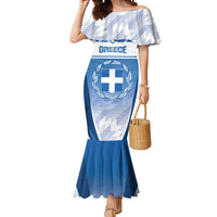Custom Greece Football Mermaid Dress Go Ethniki Coat Of Arms Style