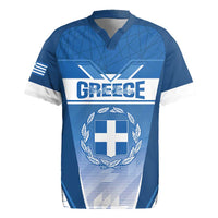 Custom Greece Football Rugby Jersey Go Ethniki Coat Of Arms Style