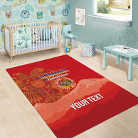 Custom Armenia Football Area Rug Come On Havakakan