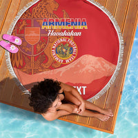 Custom Armenia Football Beach Blanket Come On Havakakan