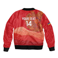 Custom Armenia Football Bomber Jacket Come On Havakakan