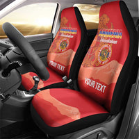 Custom Armenia Football Car Seat Cover Come On Havakakan