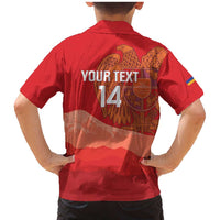 Custom Armenia Football Family Matching Mermaid Dress and Hawaiian Shirt Come On Havakakan