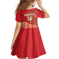 Custom Armenia Football Family Matching Off Shoulder Maxi Dress and Hawaiian Shirt Come On Havakakan