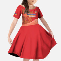 Custom Armenia Football Family Matching Tank Maxi Dress and Hawaiian Shirt Come On Havakakan