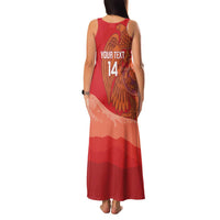 Custom Armenia Football Family Matching Tank Maxi Dress and Hawaiian Shirt Come On Havakakan