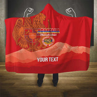 Custom Armenia Football Hooded Blanket Come On Havakakan
