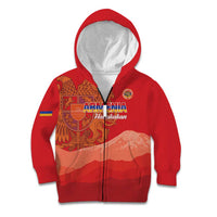 Custom Armenia Football Kid Hoodie Come On Havakakan