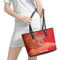 Custom Armenia Football Leather Tote Bag Come On Havakakan