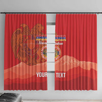 Custom Armenia Football Window Curtain Come On Havakakan