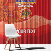 Custom Armenia Football Window Curtain Come On Havakakan