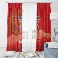 Custom Armenia Football Window Curtain Come On Havakakan