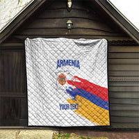 Custom Armenia Football Quilt Armenian Map Knot Pattern