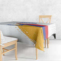 Custom Armenia Football Tablecloth Armenian Map Knot Pattern