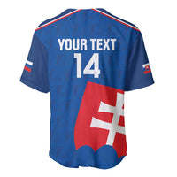 Custom Slovakia Football Baseball Jersey Come On Sokoli Falcon Pattern