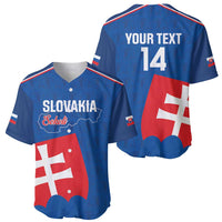 Custom Slovakia Football Baseball Jersey Come On Sokoli Falcon Pattern