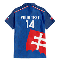 Custom Slovakia Football Family Matching Mermaid Dress and Hawaiian Shirt Come On Sokoli Falcon Pattern