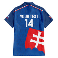 Custom Slovakia Football Family Matching Summer Maxi Dress and Hawaiian Shirt Come On Sokoli Falcon Pattern