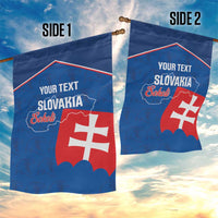 Custom Slovakia Football Garden Flag Come On Sokoli Falcon Pattern