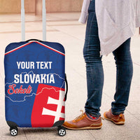 Custom Slovakia Football Luggage Cover Come On Sokoli Falcon Pattern