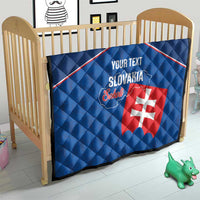 Custom Slovakia Football Quilt Come On Sokoli Falcon Pattern