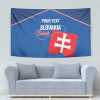 Custom Slovakia Football Tapestry Come On Sokoli Falcon Pattern