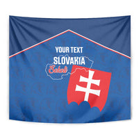 Custom Slovakia Football Tapestry Come On Sokoli Falcon Pattern