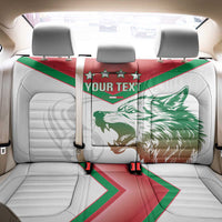 Custom Italy Football Back Car Seat Cover Go Gli Azzurri Italian Wolf