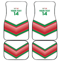 Custom Italy Football Car Mats Go Gli Azzurri Italian Wolf