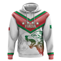 Custom Italy Football Hoodie Go Gli Azzurri Italian Wolf