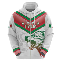 Custom Italy Football Hoodie Go Gli Azzurri Italian Wolf