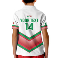 Custom Italy Football Kid Polo Shirt Go Gli Azzurri Italian Wolf