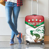 Custom Italy Football Luggage Cover Go Gli Azzurri Italian Wolf