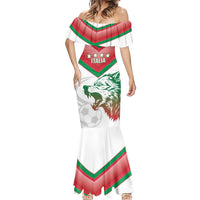 Custom Italy Football Mermaid Dress Go Gli Azzurri Italian Wolf