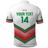 Custom Italy Football Polo Shirt Go Gli Azzurri Italian Wolf