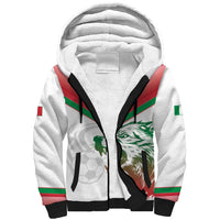 Custom Italy Football Sherpa Hoodie Go Gli Azzurri Italian Wolf