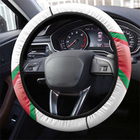 Italy Football Steering Wheel Cover Go Gli Azzurri Italian Wolf