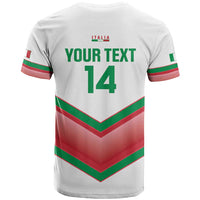 Custom Italy Football T Shirt Go Gli Azzurri Italian Wolf