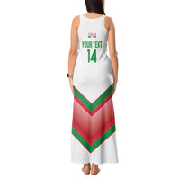 Custom Italy Football Tank Maxi Dress Go Gli Azzurri Italian Wolf