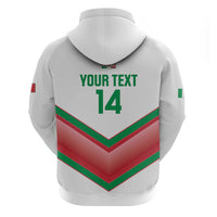 Custom Italy Football Zip Hoodie Go Gli Azzurri Italian Wolf