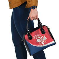 Custom Serbia Football Shoulder Handbag Come On Ealges Coat Of Arms Style