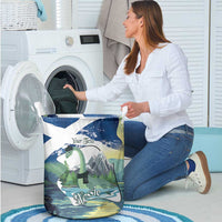 Personalised Nessie Scotland Laundry Basket Scottish Folklore Loch Ness Monster
