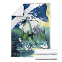 Personalised Nessie Scotland Blanket Scottish Folklore Loch Ness Monster