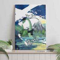 Personalised Nessie Scotland Canvas Wall Art Scottish Folklore Loch Ness Monster