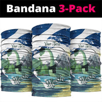 Personalised Nessie Scotland Neck Gaiter Scottish Folklore Loch Ness Monster
