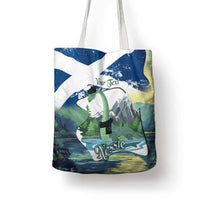 Personalised Nessie Scotland Tote Bag Scottish Folklore Loch Ness Monster