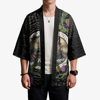 Personalised Loch Ness Monster Scotland Kimono Nessie Bagpipe Scottish Thistle Celtic Knot