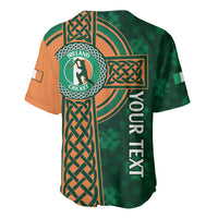 Custom Ireland Cricket Baseball Jersey 2024 Celtic Shamrock Go Champions - Wonder Print Shop