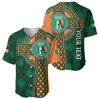 Custom Ireland Cricket Baseball Jersey 2024 Celtic Shamrock Go Champions - Wonder Print Shop