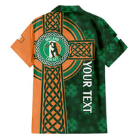 Custom Ireland Cricket Hawaiian Shirt 2024 Celtic Shamrock Go Champions - Wonder Print Shop